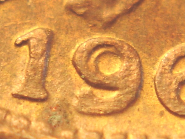 1969-Columbia--Un-Centavo--Doubled-First-9-In-Date.